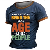 Men's Graphic Letter T Shirt Short Sleeve T shirt 3D Print Crew Neck Shirt Daily Designer Retro Vintage Sports Outdoor Holiday Going out Black Brown Army Green Spring & Summer Clothing Apparel S M L 6