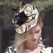 cheap Fascinators &amp; Hats-Elegant Headpiece Fascinators Hat Fascinator Gentlewoman Fancy Dress Women's Derby Wedding Party Ascot Adults' Hat Spring &amp; Summer