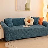 cheap Sofa Cover-Elastic Jacquard Fabric Sofa Cover Stretch Couch Cover Sectional L Shape Sofa Slipcover Corner Case for Living Room 1/2/3/4 Seat