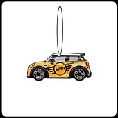 halpa Riipukset ja koristeet-2kpl mini cooper yleisauto aromaterapia riipus tuoksuva tabletti tarrat erikoisilmanraikastin auton sisustustarvikkeet