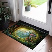cheap Doormats-Mushrooms Forest Doormat Floor Mats Washable Rugs Kitchen Mat Non-Slip Oil Proof Rug Indoor Outdoor Mat Bedroom Decor Bathroom Mat Entrance Rug