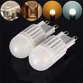رخيصةأون أضواء LED ثنائي الدبوس-G9 لمبة LED 1/2/3 واط عكس الضوء الثريا المصابيح الكهربائية 20 واط/30 واط لمبة الهالوجين يعادل الأبيض الدافئ 3000 كيلو/الأبيض 6000 كيلو g9 ثنائية دبوس قاعدة المصابيح ac220v 5 قطع