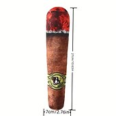 cheap Dog Toys-1pc Plush Cigar Squeaky Dog Toys Funny Cute Dog Gifts