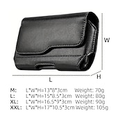 levne univerzální taška na telefon-módní pánské horizontální kožené pouzdro na opasek pouzdro pouzdro rukáv držák telefonu zadek taška mužské příležitostné cestování venkovní pas balit tašku