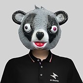 Carnival Funny Animal Series Five Head Masks Makeup Ball Cute Latex Headwear Halloween Party Performance Props 45