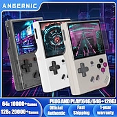 お買い得  ゲーム機器-anbernic rg35xx プラスレトロハンドヘルドゲームコンソール linux システム 3.5 インチ ips スクリーンポータブルポケットビデオプレーヤー