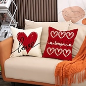 abordables Housse de coussin de vacances-Housse de coussin carrée douce décorative à double face pour mariage 4PCS Housse de coussin carrée pour chambre salon canapé fauteuil