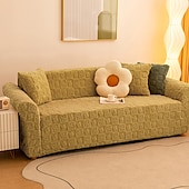 cheap Sofa Cover-Elastic Jacquard Fabric Sofa Cover Stretch Couch Cover Sectional L Shape Sofa Slipcover Corner Case for Living Room 1/2/3/4 Seat