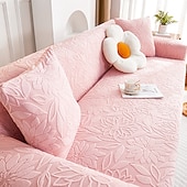 baratos Cobertura de Sofa-Capa de sofá jacquard floral capa elástica macia e durável capa de sofá 1 peça de tecido spandex protetor de móveis lavável ajuste poltrona assento/loveseat/sofá/sofá xl/sofá em forma de l