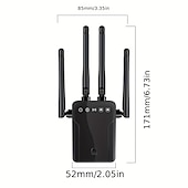 Недорогие Беспроводные маршрутизаторы-2023 новейший удлинитель Wi-Fi 2,4G, усилитель сигнала Wi-Fi площадью до 9800 кв. футов и 50 устройств, расширители диапазона Wi-Fi, усилитель сигнала для дома, усилитель сигнала беспроводного Интернета с портом Ethernet, повторитель Wi-Fi