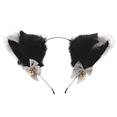 preiswerte Haarstyling-Zubehör-Katzenohren (gedämpftes Brot in Form von Katzenohren), Glöckchen-Haarband, Haar-Accessoires, japanisches Katzen-Kopfband, Halloween-Party, sexy Haarband