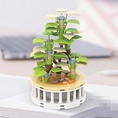 ieftine Jucării de Construit-cadouri de ziua femeii floare suculentă de bloc ds1013-ds1017 serie de plante în ghiveci jucării creative diy puzzle ornamente florale decorative cadouri de ziua mamei pentru mama