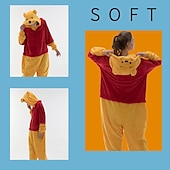 cheap Couples&#039; &amp; Group Costumes-Kid&#039;s Adults&#039; Cartoon Group Costume Nightwear Onesie Pajamas Carnival Costume Animal Onesie Pajamas Kigurumi Pajamas Funny Costume For Men and Women Boys and Girls Carnival Cartoon