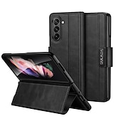 economico Cover Samsung-Custodia per telefono per Samsung Galaxy Z Fold 6 Z Fold 5 Z Fold 4 Z Fold 3 Z Fold 2 copertura posteriore con supporto stand magnetico antiurto retro TPU PU pelle