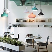お買い得  Øylys-35 cm Pendant Lantern Design Pendant Light Metal Painted Finishes Modern 110-120V 220-240V