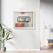 economico Statue-scatola archivio avventure, scatola delle ombre da viaggio con fessura, scatole dei ricordi per ricordi, cornice della scatola delle ombre, porta biglietti con mappa del mondo e design dell&#039;aereo, biglietto per il concerto del cinema fotografico
