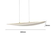 economico Lampade da soffitto con dimmer-Lampada a sospensione per isola cucina, lampada a sospensione in acrilico ultrasottile, lampada a sospensione in metallo dorato, moderne lampade a sospensione a LED da 40 W, semplice lampadario lungo
