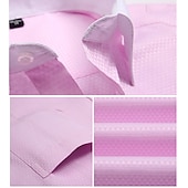 economico Camicie eleganti da uomo-Per uomo Camicia Camicie Camicie con polsini alla francese Liscio Ufficio e carriera Ricevimento di matrimonio Bianco Rosa Blu Viola chiaro Manica lunga Bavero Primavera &amp; Autunno Abbigliamento Tasca