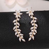 economico Orecchini-Per donna Orecchini a bottone Orecchini a goccia Orecchini a cerchio geometrico Forma di fiore Elegante Vintage stile sveglio Moda Semplice Orecchini Gioielli Argento / Oro rosa / Oro Per Matrimonio