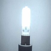 ieftine Lumini LED Bi-pin-Bec led g9 3000k alb cald/6000k lumină albă 3/5w 30w/50w echivalent cu halogen g9 bipin bec de colț cu fascicul 360 pentru iluminarea casei capac transparent (pachet de 5)