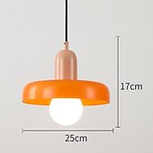 Χαμηλού Κόστους Νησιωτικά φώτα-25 cm Σχεδίαση φανάρι Γεωμετρικά σχήματα Κρεμαστά Φωτιστικά Μέταλλο Καλλιτεχνικό Σκανδιναβικό στυλ 110-120 V 220-240 V