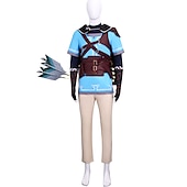 abordables Costumes de manga-La légende de Zelda : les larmes du royaume Lien Manga Costume de cosplay Tenues Costumes de Cosplay Mascarade Plus d&#039;accessoires Costume Pour Homme Femmes Adulte