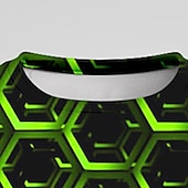 billiga Pojkens 3D Vision &amp; Geometri-Pojkar 3D Geometrisk Tröja Pullover Långärmad 3D-tryck Vår Höst Mode Streetwear Häftig Barn 3-12 år Rund hals Utomhus Ledigt Dagligen Normal