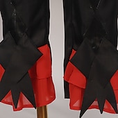 billiga Kostym för videospel-Genshin Impact Fatui Harbingers Arlecchino Animé Cosplay-kostym Cosplay-kostymer Halloween Maskerad Kostym Till Dam Tonåring Vuxna