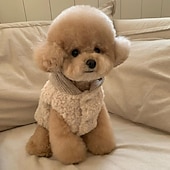 halpa Takit-Koirat Kissat Takit Takki Muoti söpö tyyli Talvi Lämmin Pehmeä Pestävä Mukava ulko- Urheilu Koiran vaatteet for Bichon Frise Villakoira Pomeranian Pienelle lemmikille papillon
