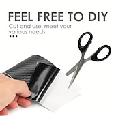 economico Servizio Veicoli-adesivi per auto per decorazioni auto, adesivi in fibra di carbonio per carrozzeria auto antigraffio, adesivi stereo impermeabili multifunzionali