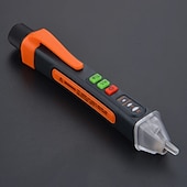 cheap Hand Tools-Non Contact Voltage Tester Pen Electrical Tools Electrical Tester AC 12-1000V/48V-1000V LED Flashlight Buzzer Alarm for Live/Null Wire Tester Judgment Wire Breakpoint Finder
