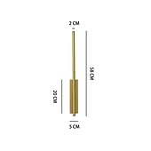 cheap Indoor Wall Lights-Black LED Wall Light Modern Metal Linear Wall Mounted Lamp Indoor Led Wall Sconce Lighting Long Strip Design Indoor Wall Lamp for Living Room Bedroom Porch Hallway Bathroom Bedside