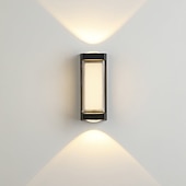 cheap Outdoor Wall Lights-10W 1000LM Wall Light Outdoor Indoor LED IP65 Waterproof Modern Aluminum Sconce Light Falling Fixture