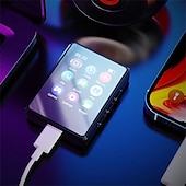 Χαμηλού Κόστους MP3 player-φορητό mp3 player bluetooth hifi στερεοφωνικό πρόγραμμα αναπαραγωγής μουσικής 1,8 ιντσών οθόνη αφής mp3 player φοιτητικό walkman mini αναπαραγωγή βίντεο mp4