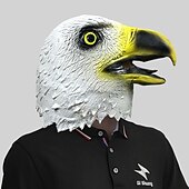 Carnival Funny Animal Series Five Head Masks Makeup Ball Cute Latex Headwear Halloween Party Performance Props 39