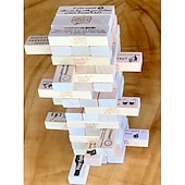お買い得  恋人のためのバレンタインデー-カップルが自宅でデートしたり、大人のゲームを楽しんだりできる 54 個の積み木