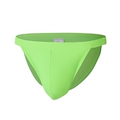 economico nuotata breve-Per uomo Pantaloncini da mare Slip da bagno Spiaggia Festa in piscina Traspirante Asciugatura rapida Vita elastica Liscio Breve Sport Informale Abbigliamento sportivo Nero Bianco Media elasticità