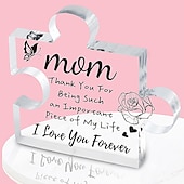 cheap Gifts-1pc, Gifts For Women, Engraved Puzzle Acrylic Plaque 3.94 X 3.94 Inch (About 10 X 10 Cm), Birthday Gifts For Women Friendship, Friendship Gifts For Women Men Girls Her, Gifts For Good Friends.