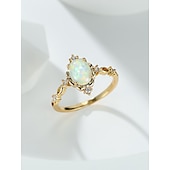 abordables Bagues-Bague / Anneaux Mariage Le style rétro Dorée Alliage Joie Elégant Rétro Vintage Mode