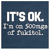 ieftine Tricouri amuzante pentru bărbați-Tricou grafic sarcastic cu litere pentru bărbați Tricou cu imprimeu în 3D cu guler rotund Tricou cu mânecă scurtă Designer zilnic Retro Vintage Sporturi în aer liber Vacanță Ieșiri Negru Violet Verde