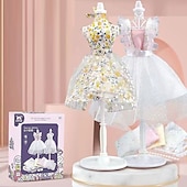 ieftine recuzită pentru cabină foto-designer de îmbrăcăminte diy pentru copii asociere creativă cu materiale lucrate manual autocolante pentru genți jucării puzzle cu diamante pentru fete