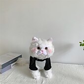 billige Hundeklær og tilbehør-Hunder Katter Genser Mote søt stil Vinter Varm Myk Vaskbar Bekvem utendørs Sport Hundeklær for Bichon Frisé Puddel Pommeran ungt kjæledyr Sommerfugl