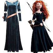 preiswerte Kleid-Retro Vintage Mittelalterlich Renaissance Kleid Bluse / Hemd Outfits Wikinger Irisch Prinzessin Brave Damen Vikinger Fantasie Halloween Karneval Maskerade LARP Erwachsene Bluse Kleid