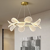 ieftine Lumini insulare-candelabru de tavan, candelabru cu led modern, candelabru pentru sufragerie, candelabru modern, simplu, atmosferă de lumină, gospodărie, fluture, lampa de sufragerie, rețea de lămpi cu pandantiv,