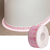 economico Gadget bagno-1 rotolo di striscia di mastice per WC impermeabile a prova di muffa, nastro sigillante autoadesivo per il bagno, nastro impermeabile per il bagno per prevenire umidità e muffa, bellissimi adesivi per