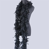 זול אביזרי פוטבוט&#039;-boland deluxe feather boa 70 אינץ&#039; אביזרי לבוש לצעיף נוצות הודו