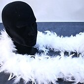זול אביזרי פוטבוט&#039;-boland deluxe feather boa 70 אינץ&#039; אביזרי לבוש לצעיף נוצות הודו