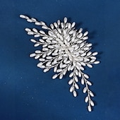 billige Bryllupshodeplagg-Hårkamper Hodeplagg Imitert Perle Legering Bryllup cocktail Elegant Luksus Med Imiterte Perler Tvinning Hodeplagg Hodeplagg