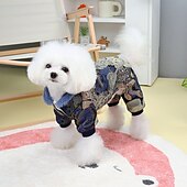 economico Cappotti-Cane Gatto Cappotto Giacca Moda Carino Inverno Caldo Morbido Lavabile Confortevole All&#039;aperto Sportivo Abbigliamento per Cani for Bichon Frisé Barboncino Volpino di Pomerania Cucciolo Papillon