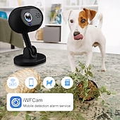 abordables Caméras IP d&#039;intérieur-A4 mini ip wifi caméra sans fil maison bébé moniteur 1080p hd version nocturne micro enregistreur vocal surveillance caméra de sécurité